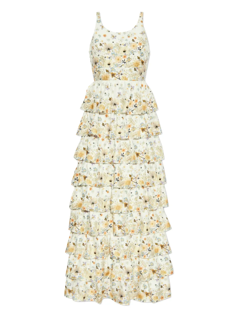 Многоярусное платье с цветочным принтом MUNTHE, белый
Многоярусное платье с цветочным принтом MUNTHE, белый