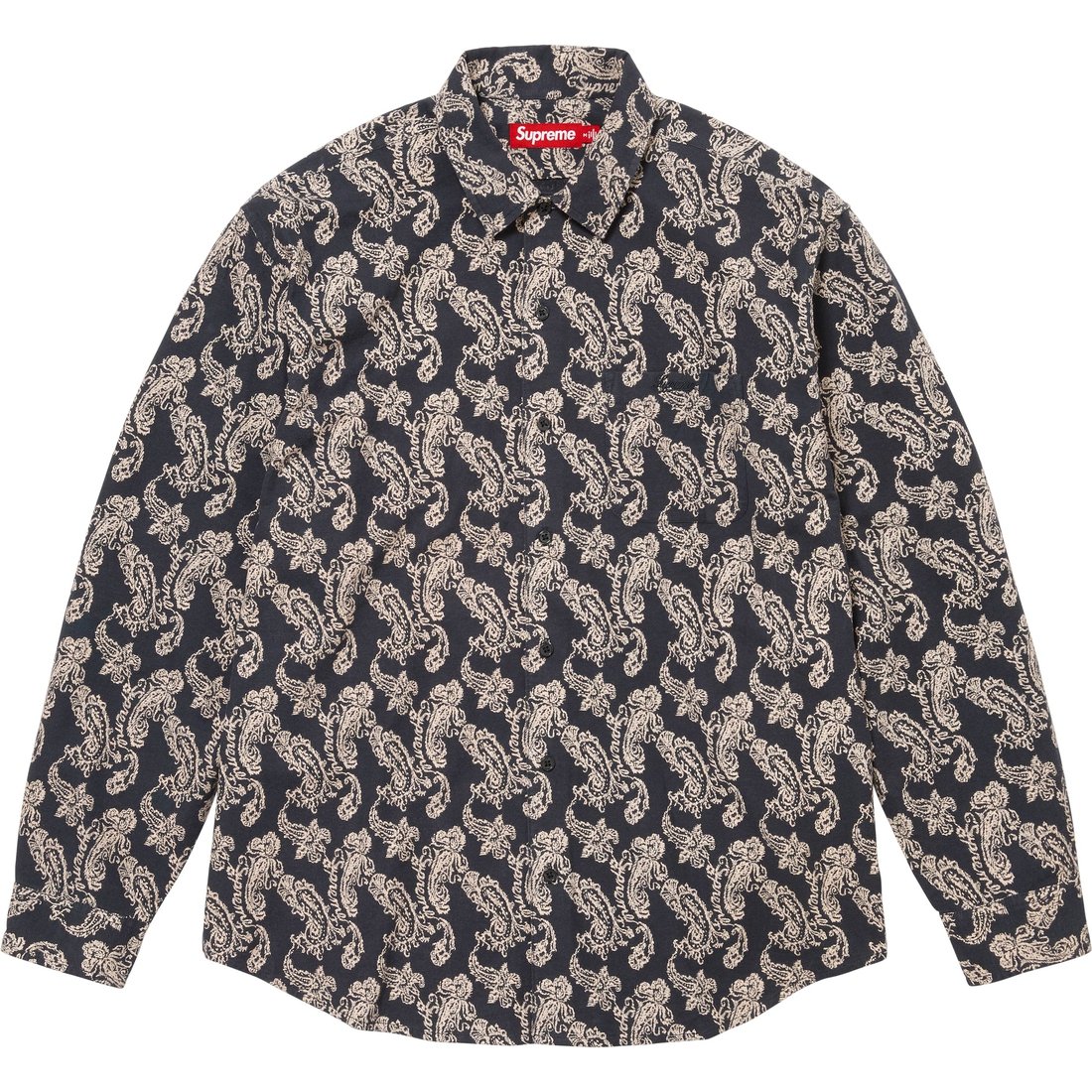 Рубашка фланелевая в клетку пейсли Supreme, черный
Рубашка фланелевая в клетку пейсли Supreme, черный