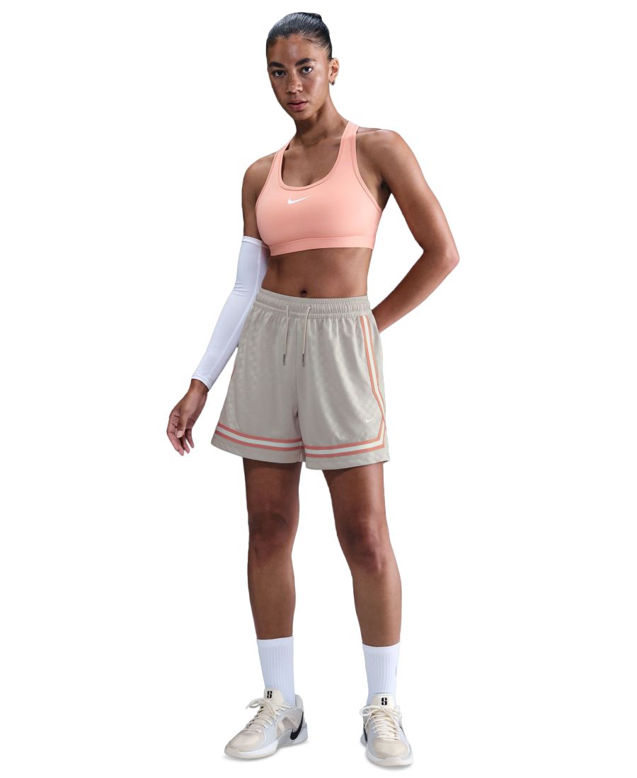 Женские баскетбольные шорты с перекрестным принтом из ткани Dri-FIT Nike, Lightt Orewood Brown/Rose Gold/White
Женские баскетбольные шорты с перекрестным принтом из ткани Dri-FIT Nike, Lightt Orewood Brown/Rose Gold/White