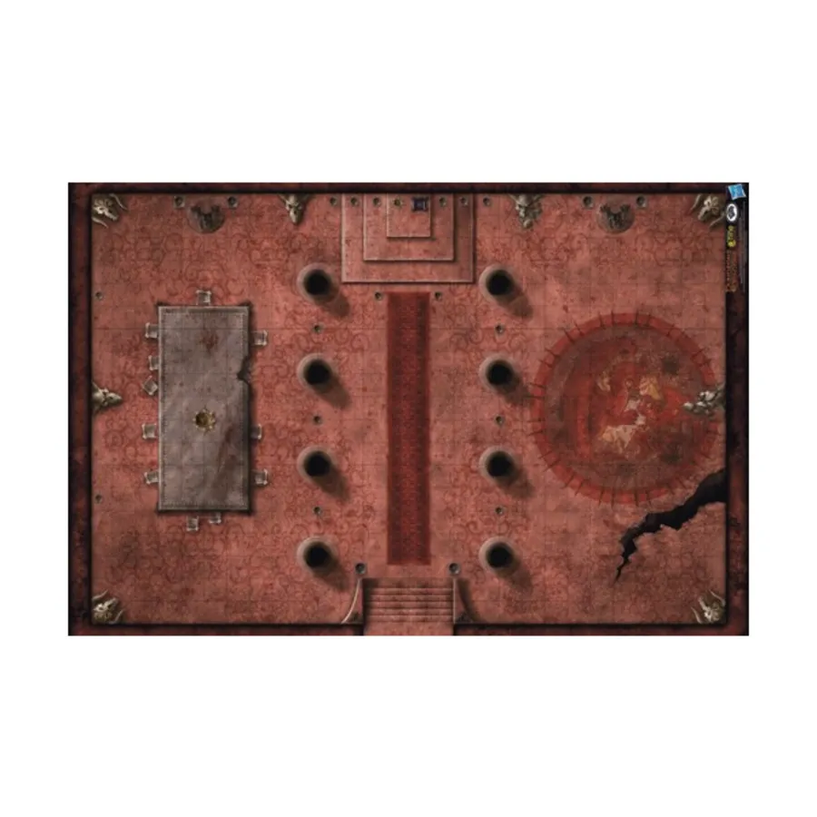 Виниловый игровой коврик 30 x 20 дюймов — Красный зал Фор Рукота, Dungeons & Dragons - BattleMats (Gale Force Nine) 
Виниловый игровой коврик 30 x 20 дюймов — Красный зал Фор Рукота, Dungeons & Dragons - BattleMats (Gale Force Nine)