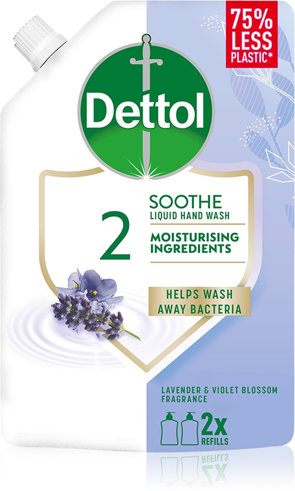 Сменная упаковка мягкого для кожи лавандового жидкого мыла Dettol, 500 мл
Сменная упаковка мягкого для кожи лавандового жидкого мыла Dettol, 500 мл