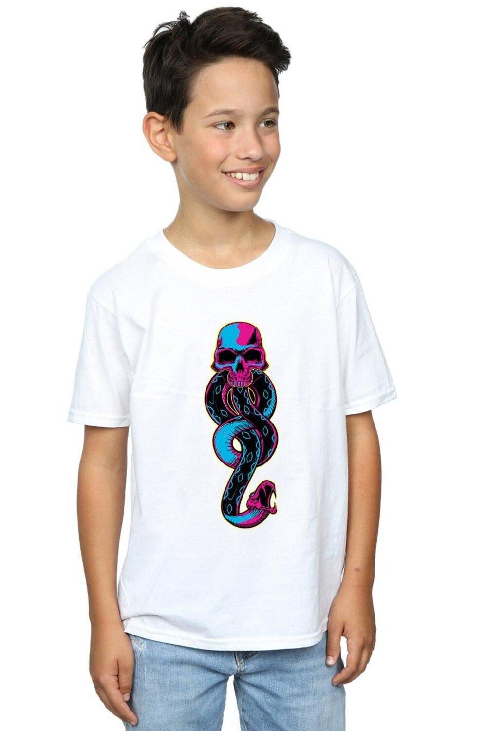 Неоновая футболка с темной меткой Harry Potter, белый
Неоновая футболка с темной меткой Harry Potter, белый