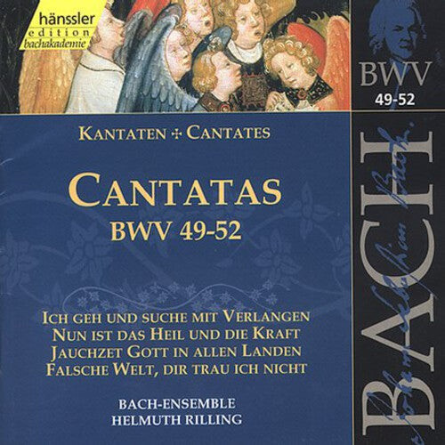 CD диск Bach / Gachinger Kantorei / Rilling: Sacred Cantatas BWV 49-52
CD диск Bach / Gachinger Kantorei / Rilling: Sacred Cantatas BWV 49-52
