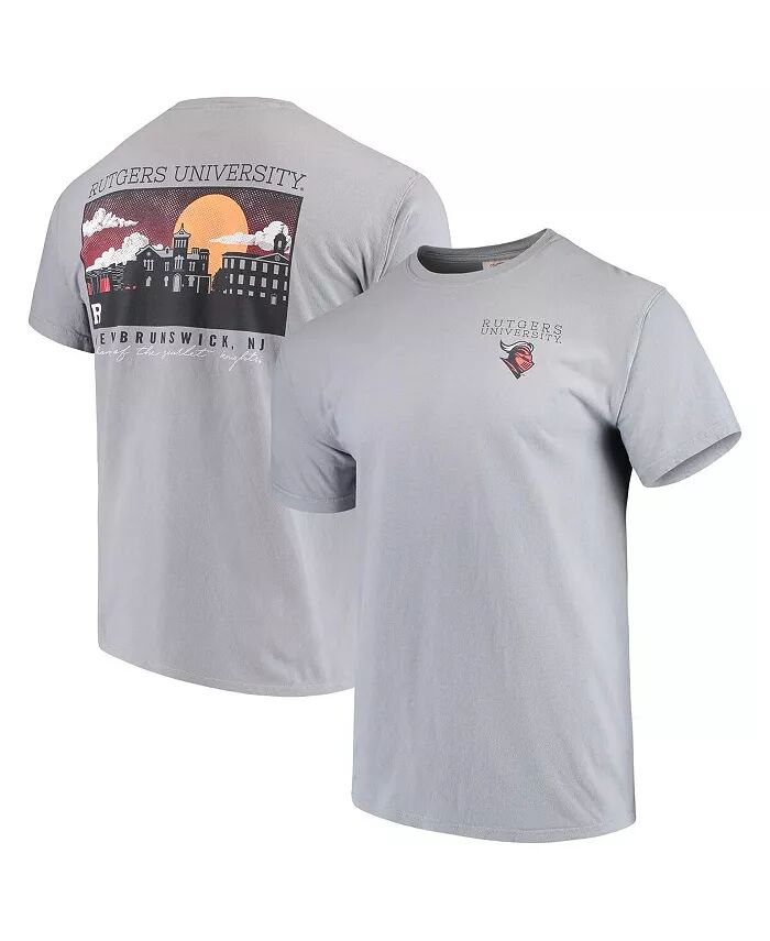 Мужская серая футболка Rutgers Scarlet Knights Team Comfort Colors Campus Scenery Image One
Мужская серая футболка Rutgers Scarlet Knights Team Comfort Colors Campus Scenery Image One