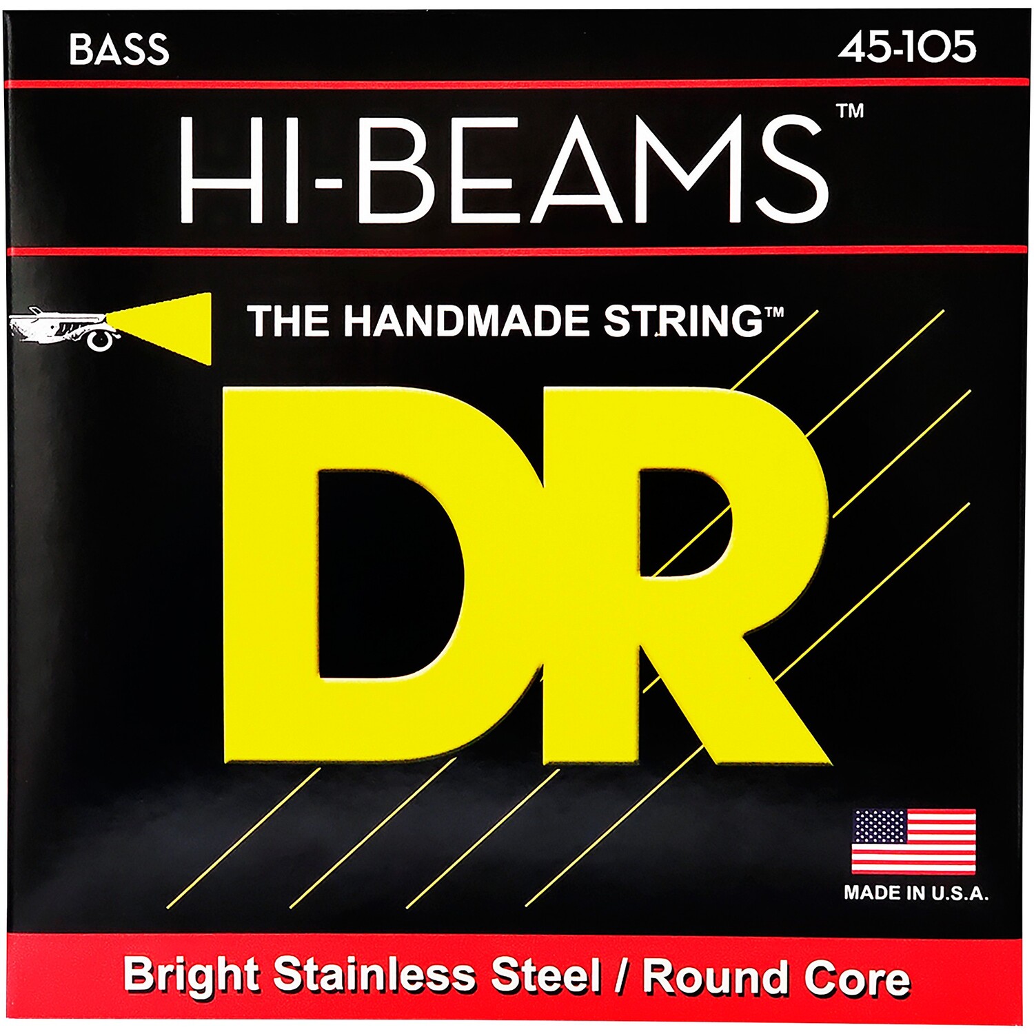 DR Strings Hi-Beams 4-струнные басовые струны среднего размера 
DR Strings Hi-Beams 4-струнные басовые струны среднего размера