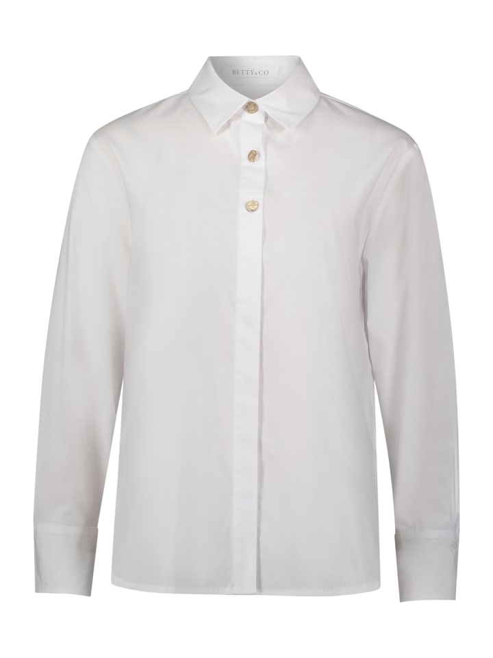 Белая блузка с длинными рукавами BETTY & CO
Белая блузка с длинными рукавами BETTY & CO
