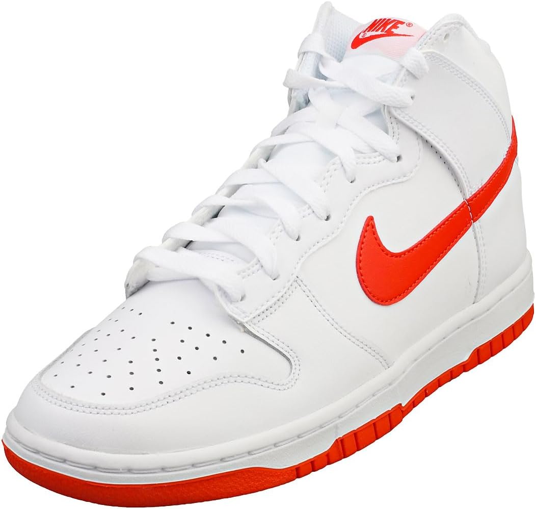 Кроссовки Nike Dunk High Black White (2021), белый/красный
Кроссовки Nike Dunk High Black White (2021), белый/красный