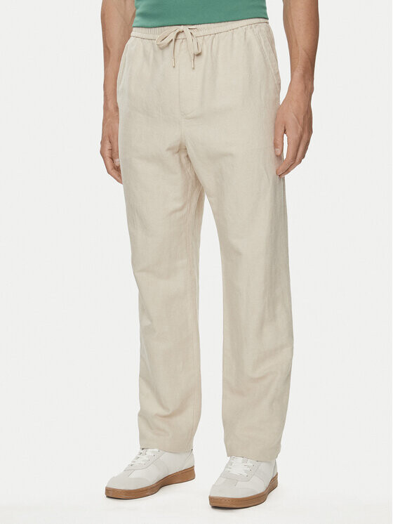 Тканевые брюки стандартного кроя Gap, бежевый
Тканевые брюки стандартного кроя Gap, бежевый