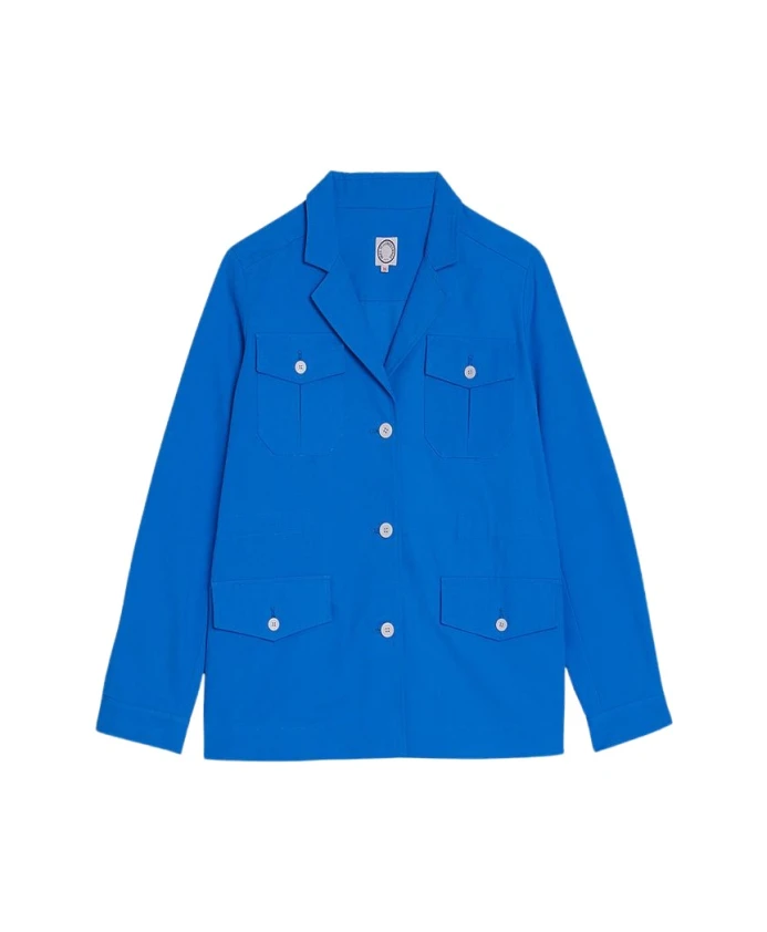 Кобальтовая куртка в стиле сафари Ines De La Fressange Paris, синий
Кобальтовая куртка в стиле сафари Ines De La Fressange Paris, синий