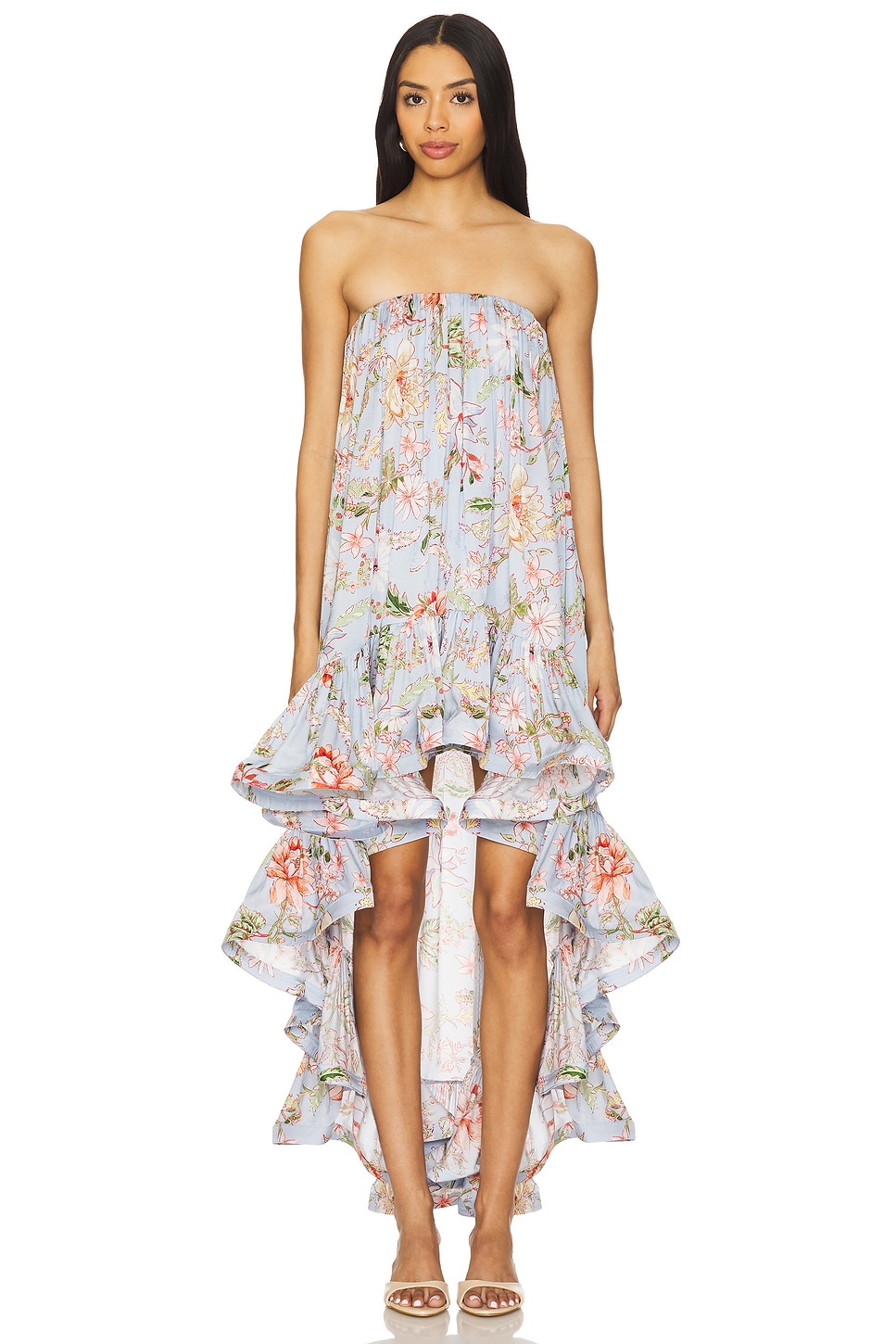 Платье X revolve длинное с асимметричным подолом Hemant And Nandita, sky blue
Платье X revolve длинное с асимметричным подолом Hemant And Nandita, sky blue