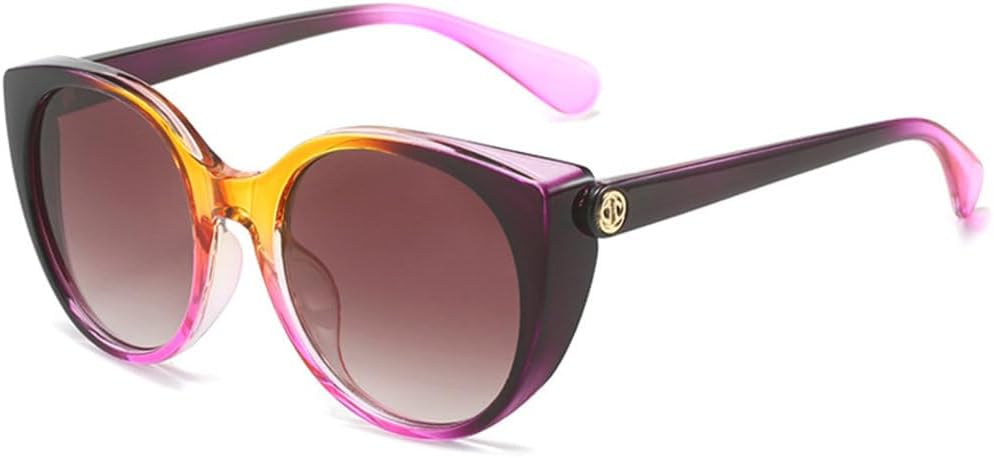 Винтажные солнцезащитные очки «кошачий глаз» для женщин, круглые солнцезащитные очки с градиентным затемнением для мужчин, роскошные солнцезащитные очки с защитой от УФ-излучения UV400 TYUVIVO, Purple Brown
Винтажные солнцезащитные очки «кошачий глаз» для женщин, круглые солнцезащитные очки с градиентным затемнением для мужчин, роскошные солнцезащитные очки с защитой от УФ-излучения UV400 TYUVIVO, Purple Brown