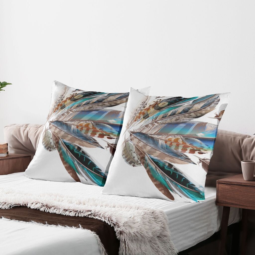 ABAKUHAUS Feathers Чехлы для подушек, набор из 2 шт., этническая кожа животного, элемент птичьего пера, легкость, вдохновляющая иллюстрация, чехол для подушки с декоративным принтом, 80 x 80 см, бирюзово-коричневый
ABAKUHAUS Feathers Чехлы для подушек, набор из 2 шт., этническая кожа животного, элемент птичьего пера, легкость, вдохновляющая иллюстрация, чехол для подушки с декоративным принтом, 80 x 80 см, бирюзово-коричневый