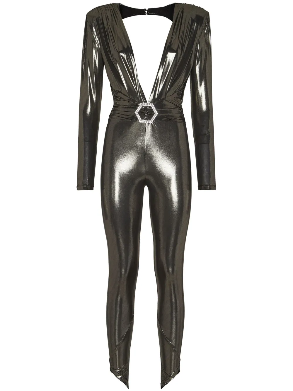 Комбинезон с кристаллами Philipp Plein, золотой 
Комбинезон с кристаллами Philipp Plein, золотой