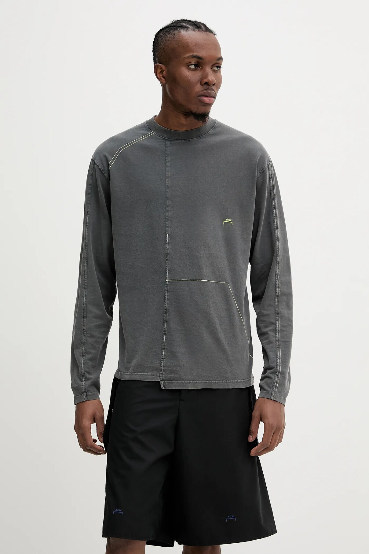 Хлопок с длинным рукавом A-Cold-Wall*, серый
Хлопок с длинным рукавом A-Cold-Wall*, серый