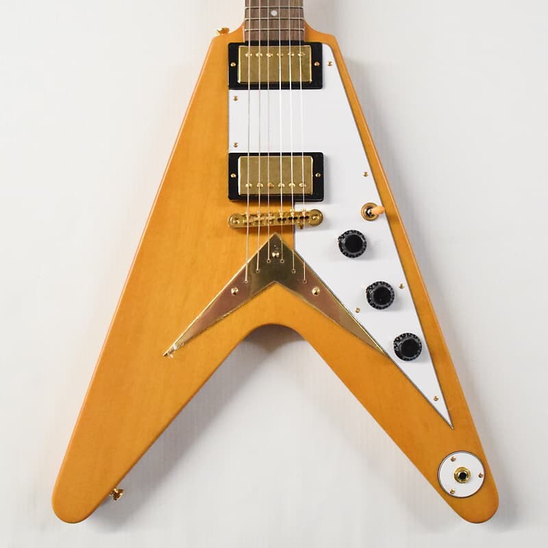 Электрогитара Epiphone 1958 Korina Flying V Electric Guitar - Natural
Электрогитара Epiphone 1958 Korina Flying V Electric Guitar - Natural