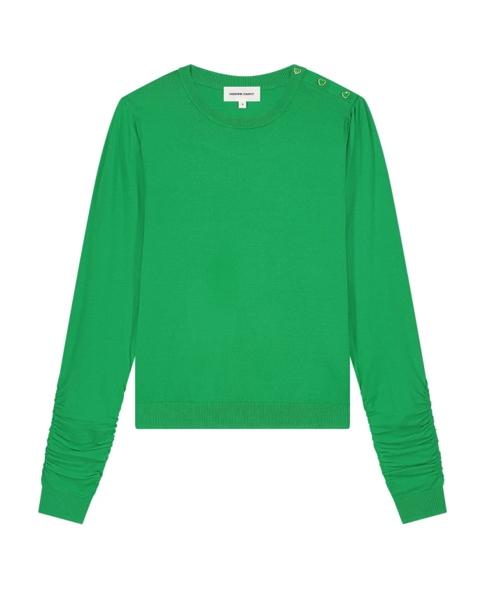 Пуловер Молли с эффектом помятости Fabienne Chapot, зеленый
Пуловер Молли с эффектом помятости Fabienne Chapot, зеленый