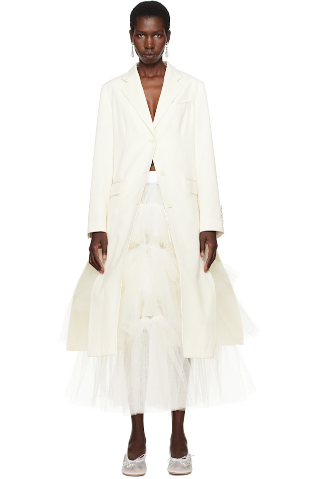 Эксклюзивное свадебное пальто Ssense с вырезами и бантом Simone Rocha, мультиколор
Эксклюзивное свадебное пальто Ssense с вырезами и бантом Simone Rocha, мультиколор