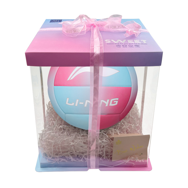 LINING Волейбольный мяч PU размер 5 унисекс розовый синий
LINING Волейбольный мяч PU размер 5 унисекс розовый синий