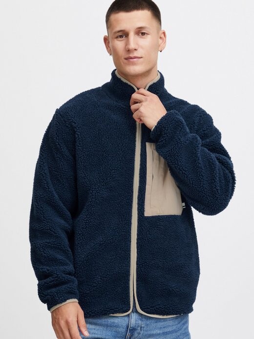 Куртка из искусственного меха sdfreddie Solid, синий 
Куртка из искусственного меха sdfreddie Solid, синий