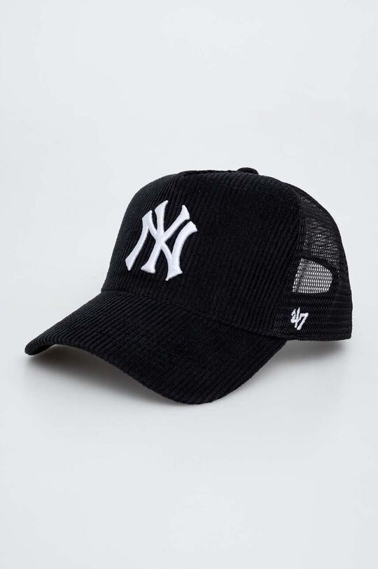 Бейсбольная кепка MLB New York Yankees 47brand, черный 
Бейсбольная кепка MLB New York Yankees 47brand, черный