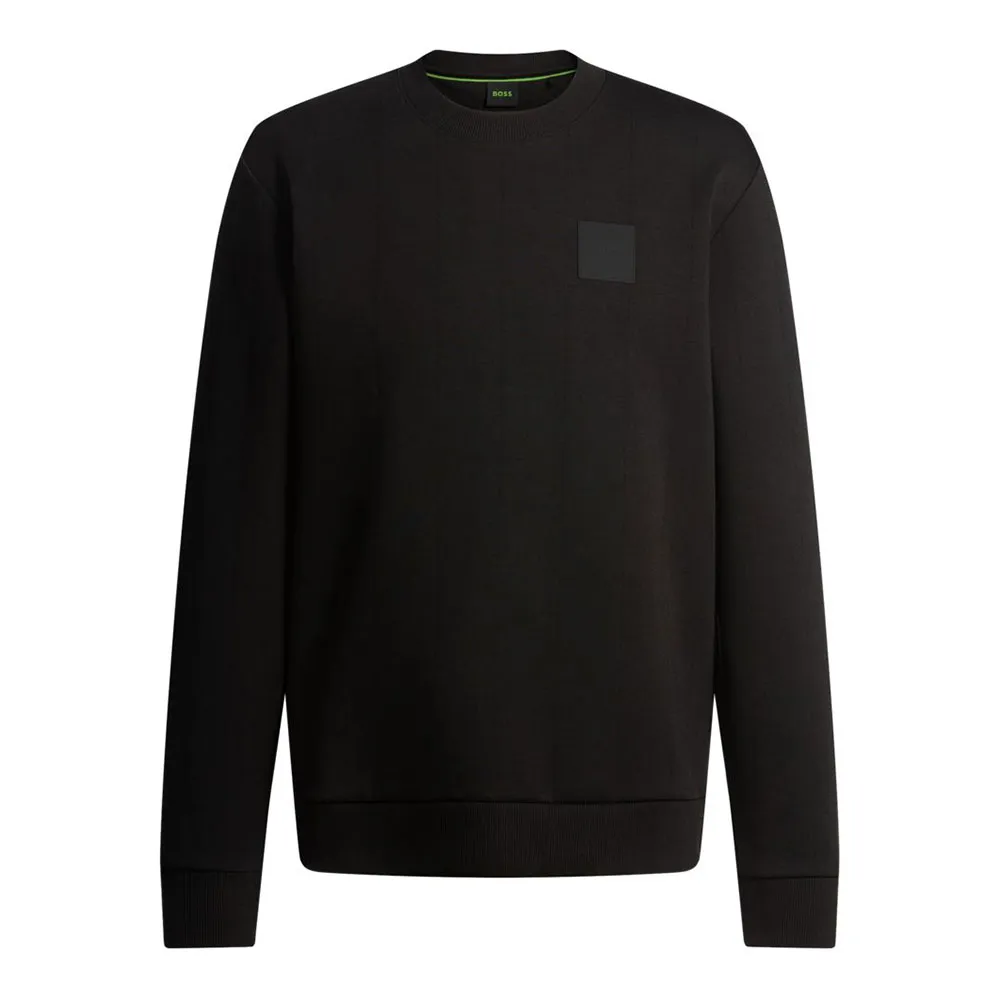 Толстовка BOSS Salbo Dropneedle, черный 
Толстовка BOSS Salbo Dropneedle, черный