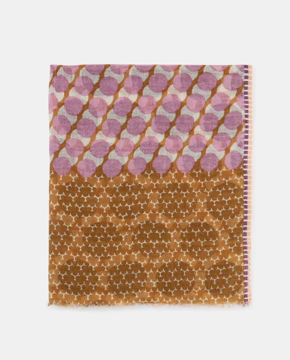 Шарф из льна и хлопка Épice, розовый 
Шарф из льна и хлопка Épice, розовый