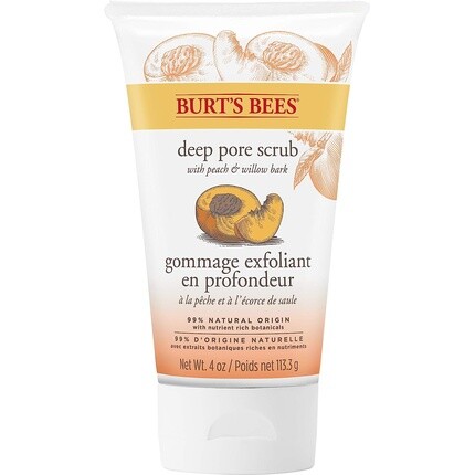 Отшелушивающий скраб для лица из коры персика и ивы, для глубокого очищения пор, 113,3 грамма, Burt'S Bees
Отшелушивающий скраб для лица из коры персика и ивы, для глубокого очищения пор, 113,3 грамма, Burt'S Bees