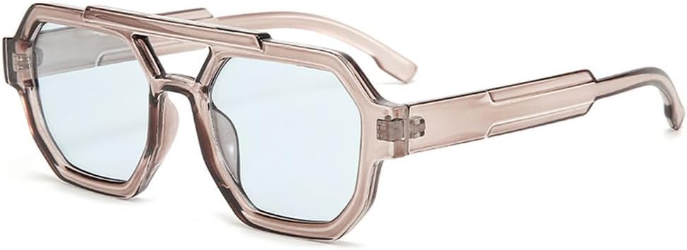 Ретро солнцезащитные очки с двойной перемычкой для женщин, многоугольные, модные, сине-фиолетовые, мужские солнцезащитные очки с защитой от УФ-излучения UV400 TKKTLLT, Light Tea Light Blue
Ретро солнцезащитные очки с двойной перемычкой для женщин, многоугольные, модные, сине-фиолетовые, мужские солнцезащитные очки с защитой от УФ-излучения UV400 TKKTLLT, Light Tea Light Blue