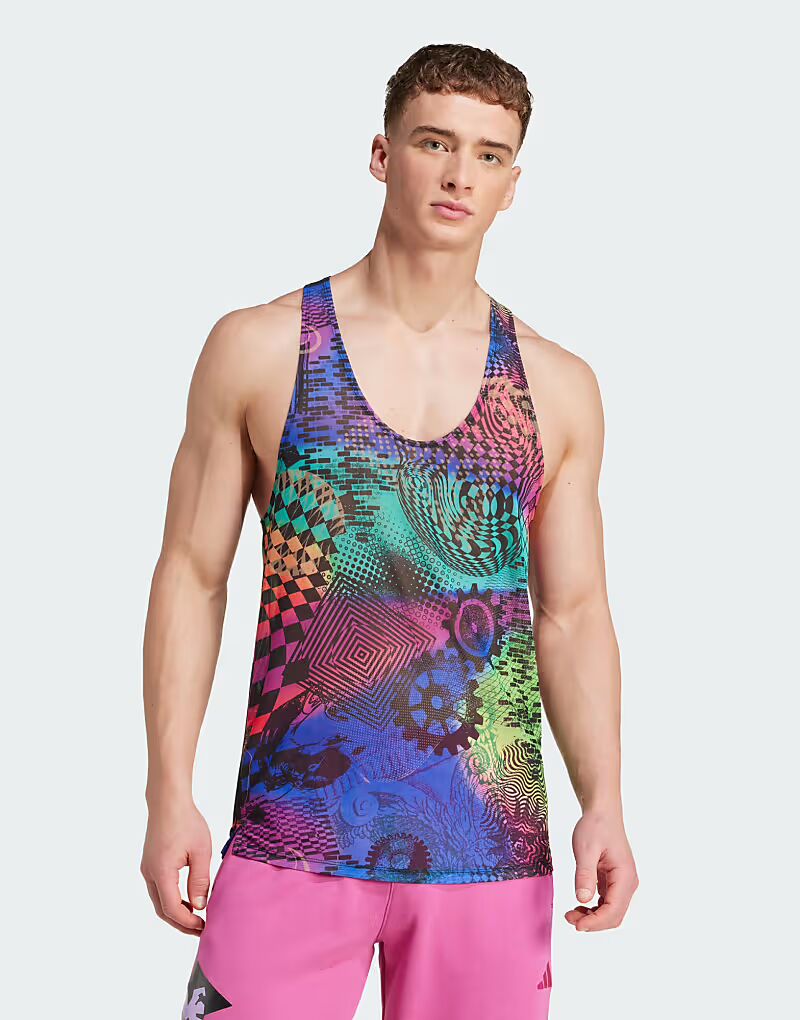 Майка Performance Jeremy Scott с принтом по всей поверхности Adidas Performance, разноцветный
Майка Performance Jeremy Scott с принтом по всей поверхности Adidas Performance, разноцветный