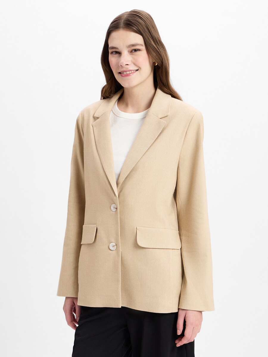 Блейзер OPUS Jaomi, песочный
Блейзер OPUS Jaomi, песочный