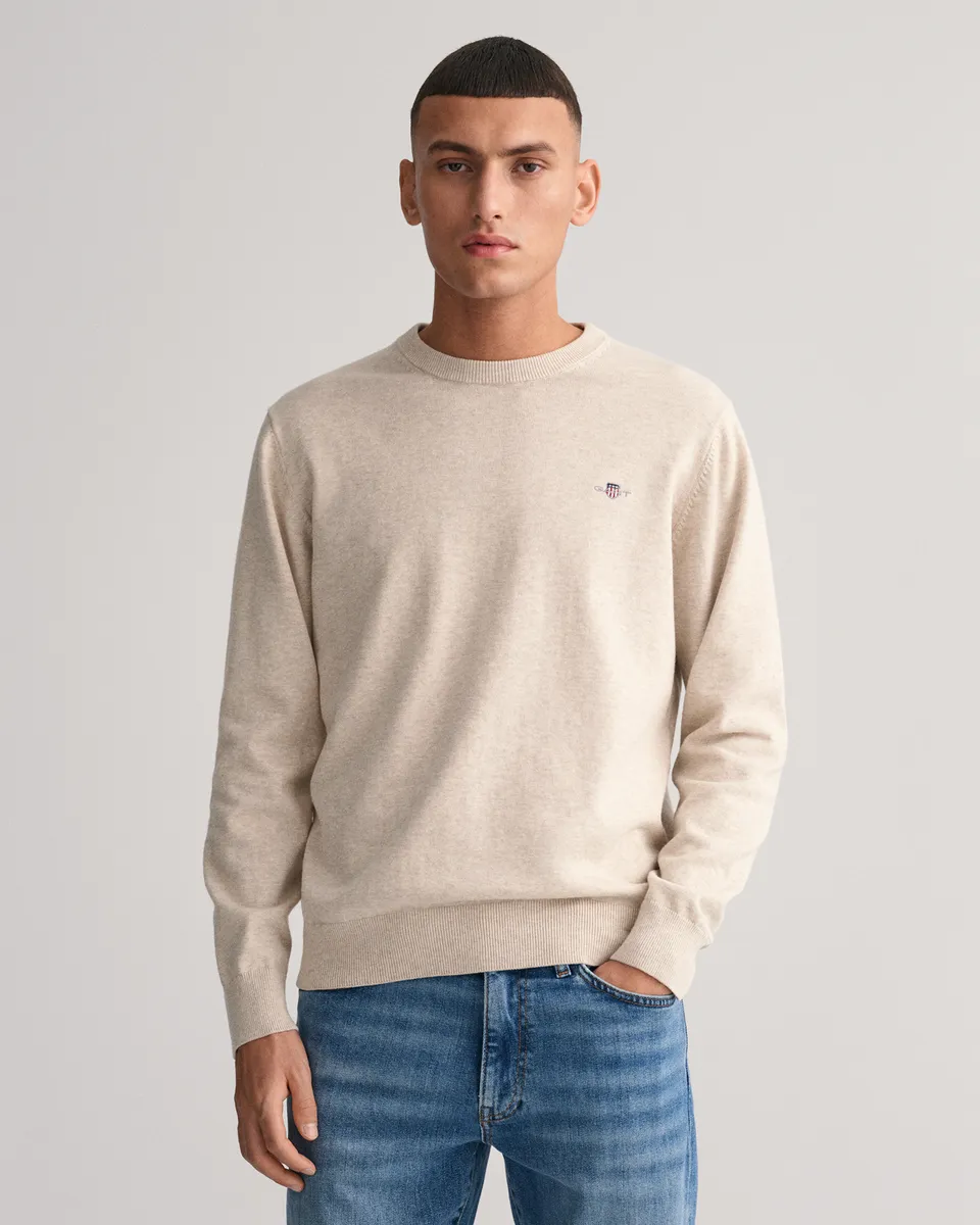 Свитер с круглым вырезом Gant "CLASSIC COTTON C-NECK", вязаный свитер премиум-класса из мягкого 100% хлопка, переходный свитер, бежевый
Свитер с круглым вырезом Gant "CLASSIC COTTON C-NECK", вязаный свитер премиум-класса из мягкого 100% хлопка, переходный свитер, бежевый