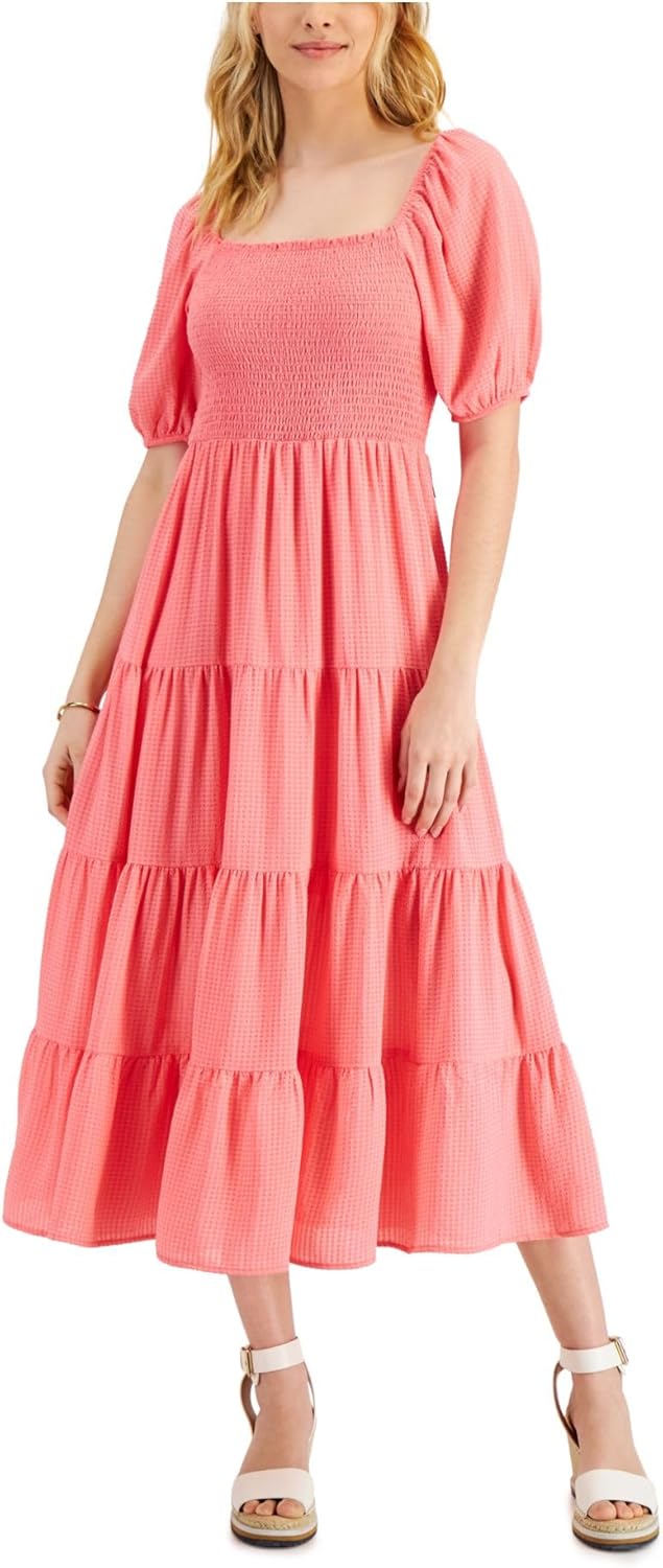 Женское платье миди со сборками от Tommy Hilfiger, Bubblegum
Женское платье миди со сборками от Tommy Hilfiger, Bubblegum