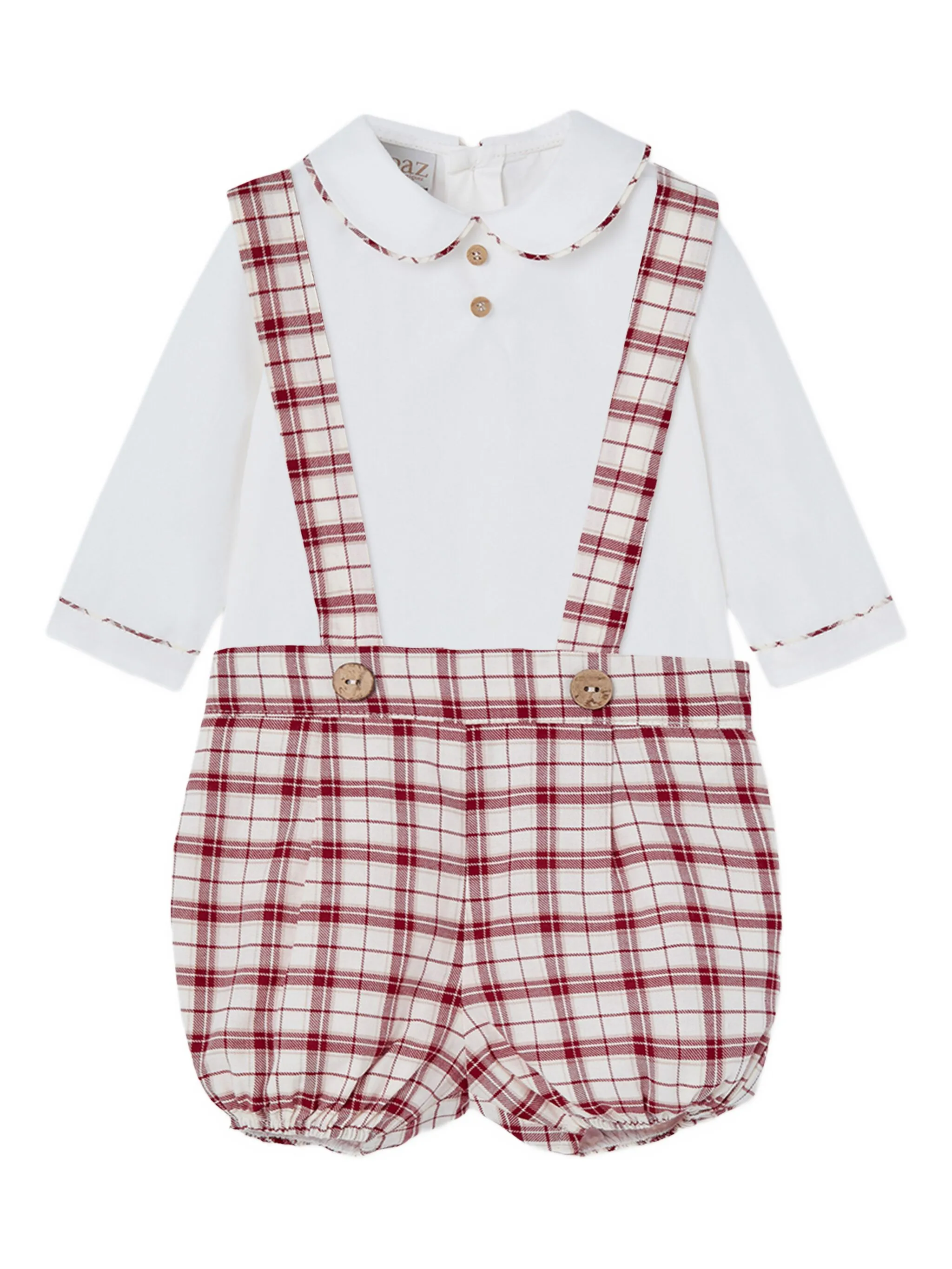 Клетчатый комплект из топа и шортов на бретелях Paz Rodriguez, красный
Клетчатый комплект из топа и шортов на бретелях Paz Rodriguez, красный