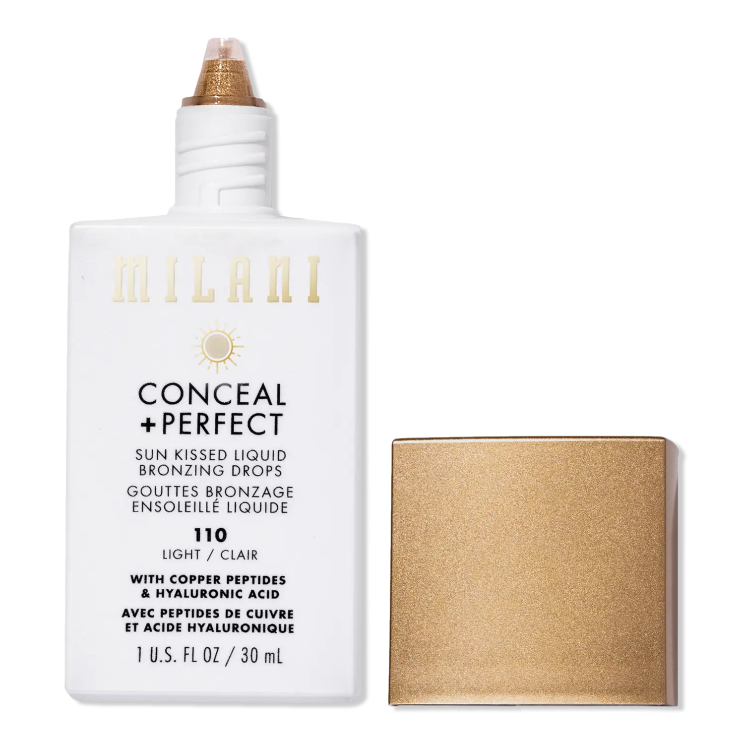 Бронзер Conceal + Perfect Sun Kissed Liquid Bronzing Drops Milani, Light (light bronze)
Бронзер Conceal + Perfect Sun Kissed Liquid Bronzing Drops Milani, Light (light bronze)