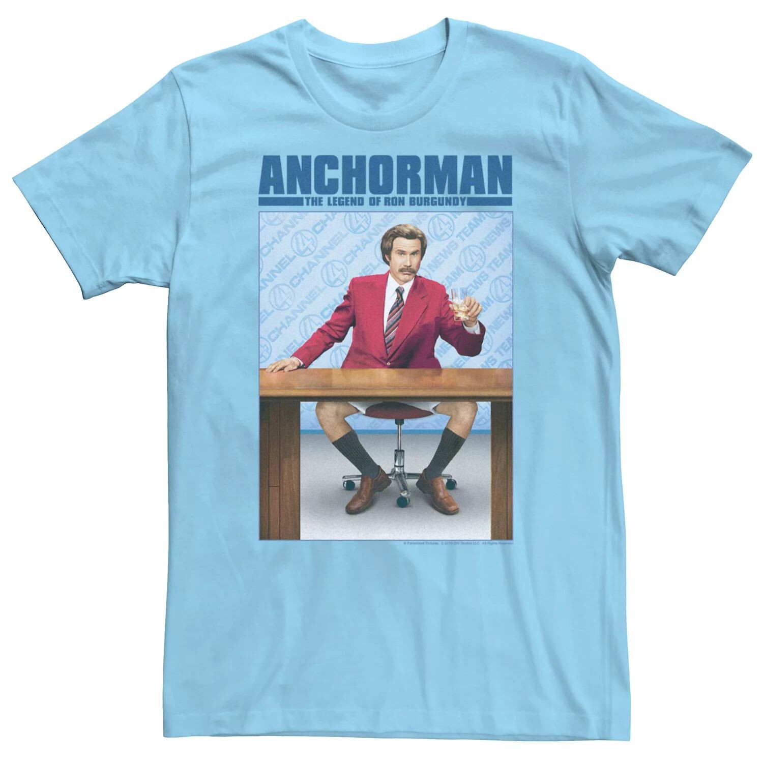 Мужская темно-красная футболка с плакатом Anchorman Ron Licensed Character, Красный, Мужская темно-красная футболка с плакатом Anchorman Ron Licensed Character
Мужская темно-красная футболка с плакатом Anchorman Ron Licensed Character, Красный, Мужская темно-красная футболка с плакатом Anchorman Ron Licensed Character