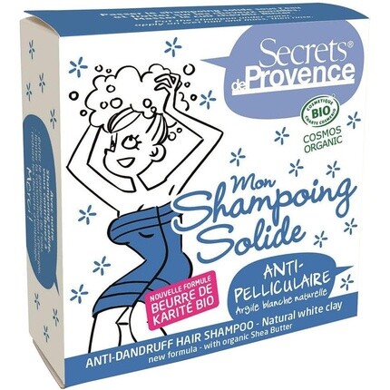 Secrets De Provence Твердый шампунь против перхоти 85 г
Secrets De Provence Твердый шампунь против перхоти 85 г