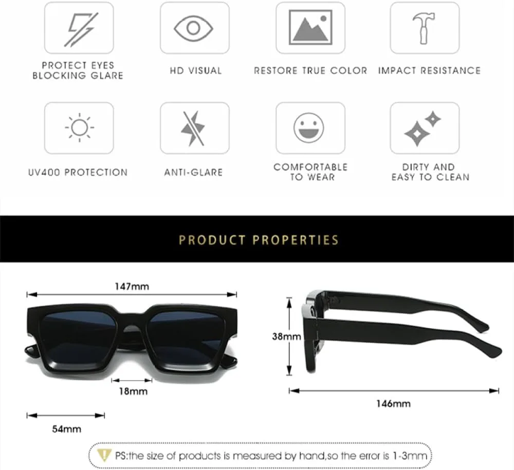 Винтажные солнцезащитные очки MUTYNE в черепаховой оправе, толстые квадратные, для женщин и мужчин, модные массивные прямоугольные солнцезащитные очки для женщин, C2
Винтажные солнцезащитные очки MUTYNE в черепаховой оправе, толстые квадратные, для женщин и мужчин, модные массивные прямоугольные солнцезащитные очки для женщин, C2