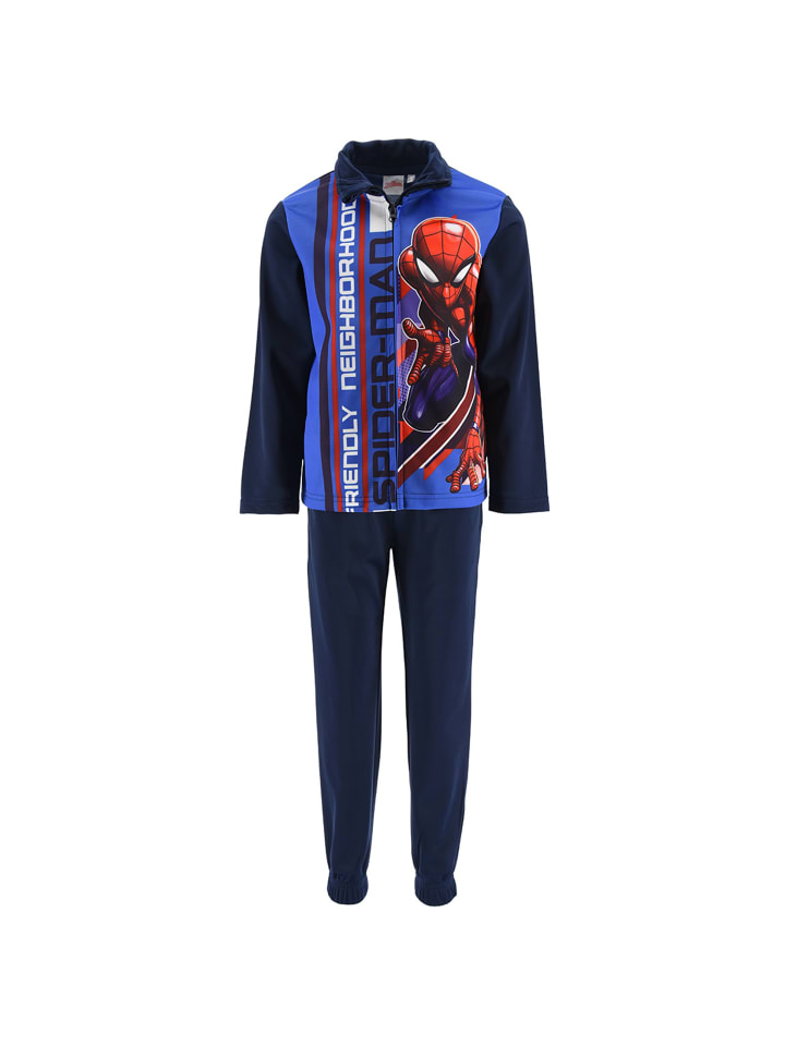 Комплект из двух предметов: спортивный костюм, толстовка и спортивные брюки синего цвета. Spiderman
Комплект из двух предметов: спортивный костюм, толстовка и спортивные брюки синего цвета. Spiderman