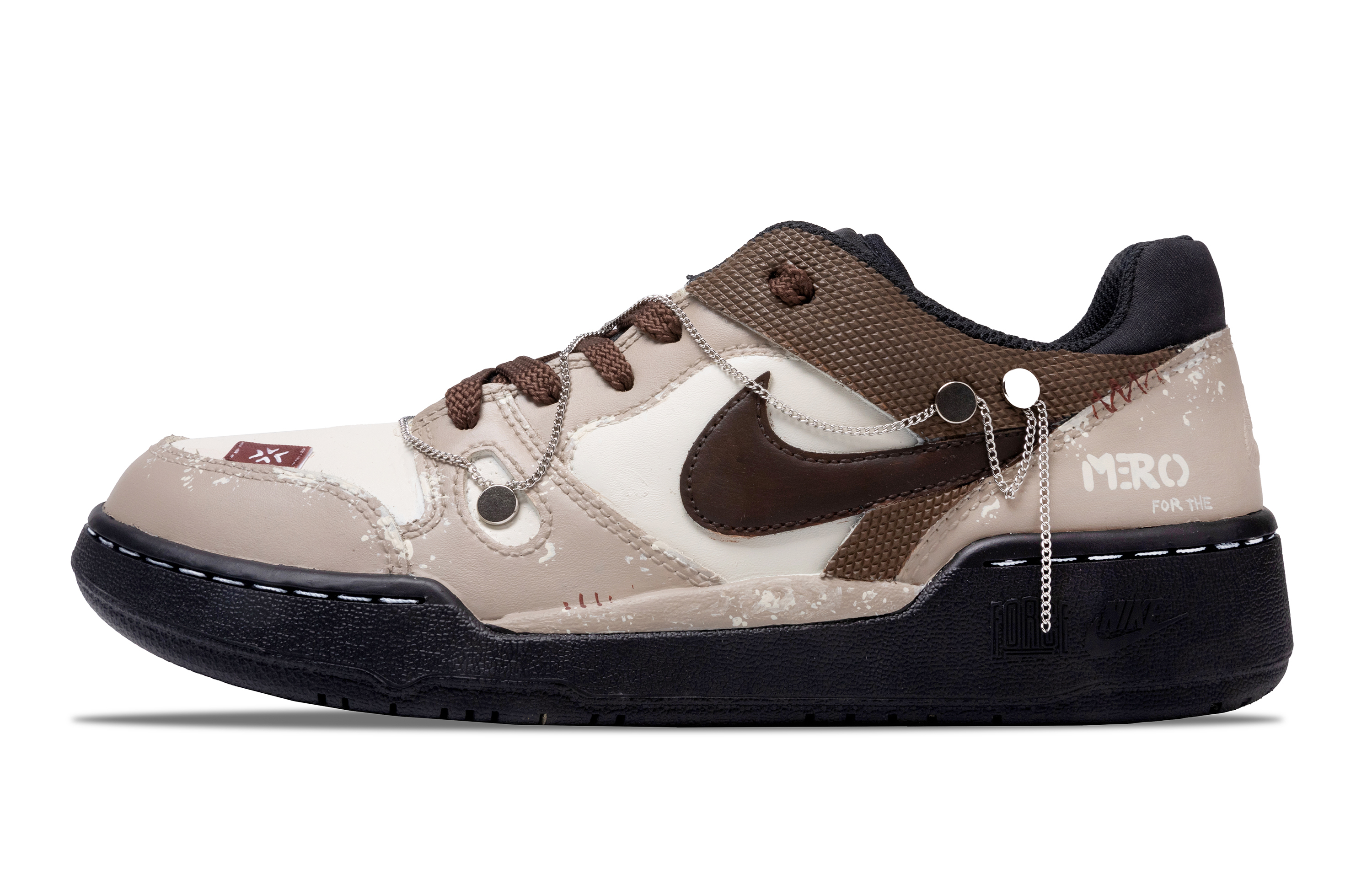 Nike Низкие кроссовки для скейтбординга Full Force с противоскользящим покрытием, износостойкие, мужские, цвет хаки-коричневый
Nike Низкие кроссовки для скейтбординга Full Force с противоскользящим покрытием, износостойкие, мужские, цвет хаки-коричневый