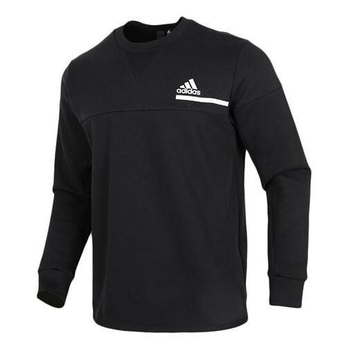 Толстовка logo stamping sports casual cover round collar men's black Adidas, черный
Толстовка logo stamping sports casual cover round collar men's black Adidas, черный