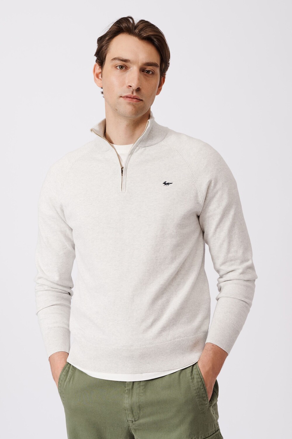 Хлопковый джемпер Bonby с застежкой молнией на вороте Aubin, серый
Хлопковый джемпер Bonby с застежкой молнией на вороте Aubin, серый