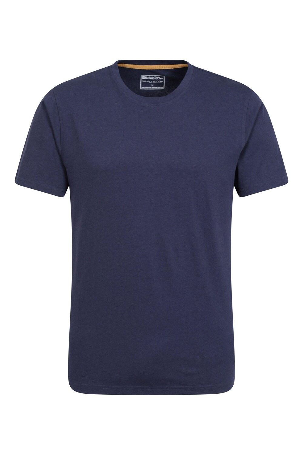 Легкая дышащая хлопковая футболка с круглым вырезом и короткими рукавами "Flint" Mountain Warehouse, синий 
Легкая дышащая хлопковая футболка с круглым вырезом и короткими рукавами "Flint" Mountain Warehouse, синий