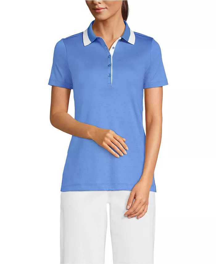 Женская поло из хлопка Supima Lands' End, синий
Женская поло из хлопка Supima Lands' End, синий