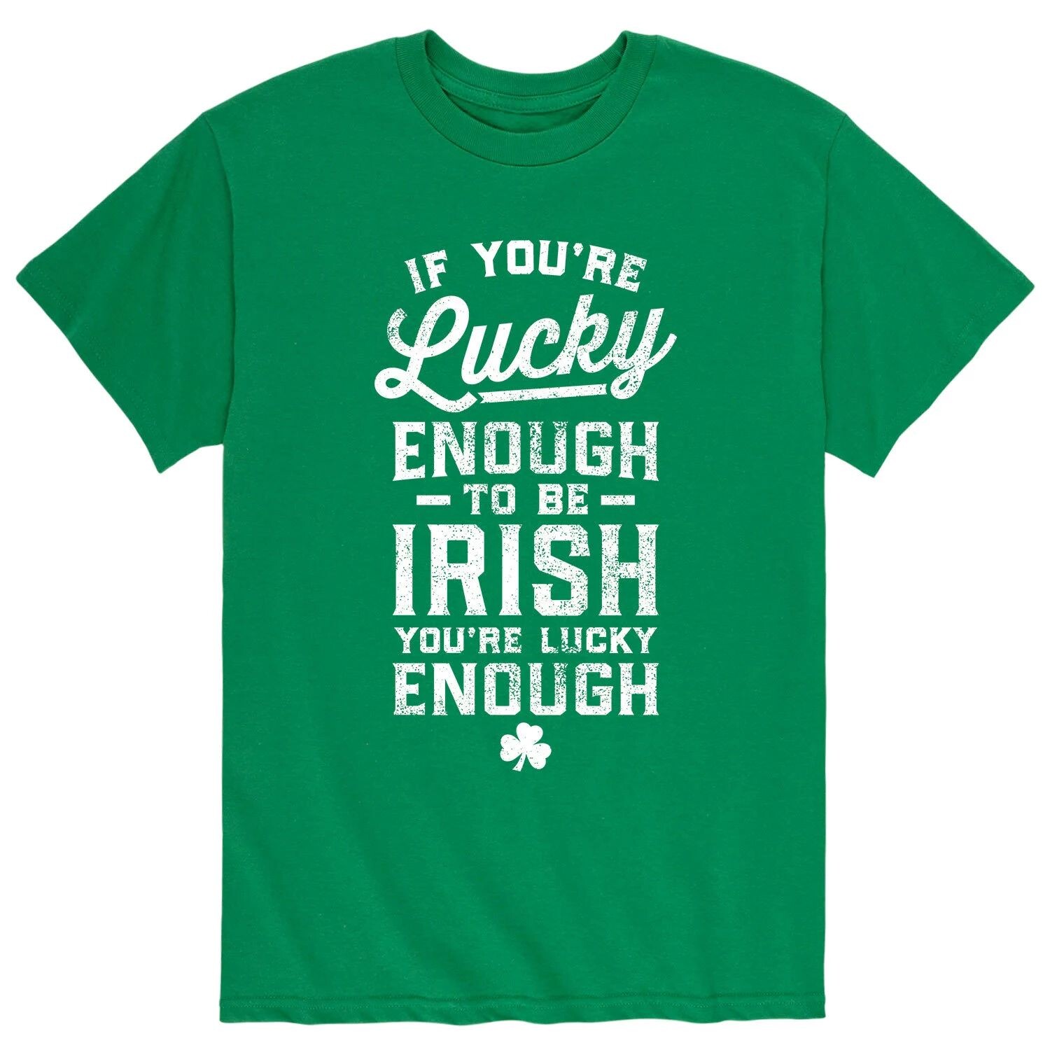 Мужская ирландская футболка «Если тебе повезет» Licensed Character
Мужская ирландская футболка «Если тебе повезет» Licensed Character