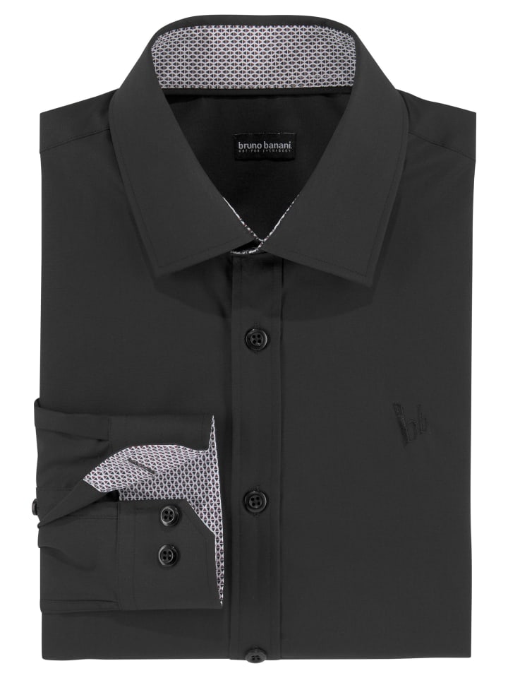 Рубашка с длинными рукавами черного цвета Bruno Banani
Рубашка с длинными рукавами черного цвета Bruno Banani