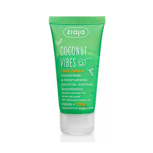 Питательный крем для лица Coconut Vibes Ziaja, 50 ml
Питательный крем для лица Coconut Vibes Ziaja, 50 ml