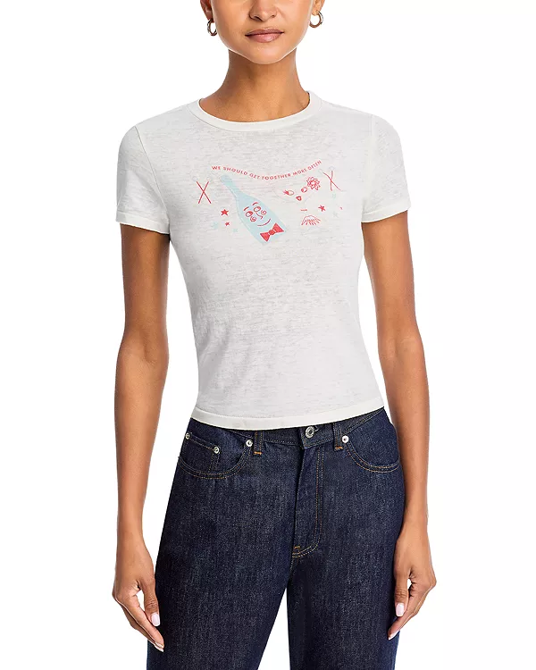 Футболка с графическим принтом "Вместе" Re/Done, белый
Футболка с графическим принтом "Вместе" Re/Done, белый