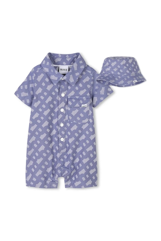 Хлопковый комплект для малышей Boss, синий
Хлопковый комплект для малышей Boss, синий