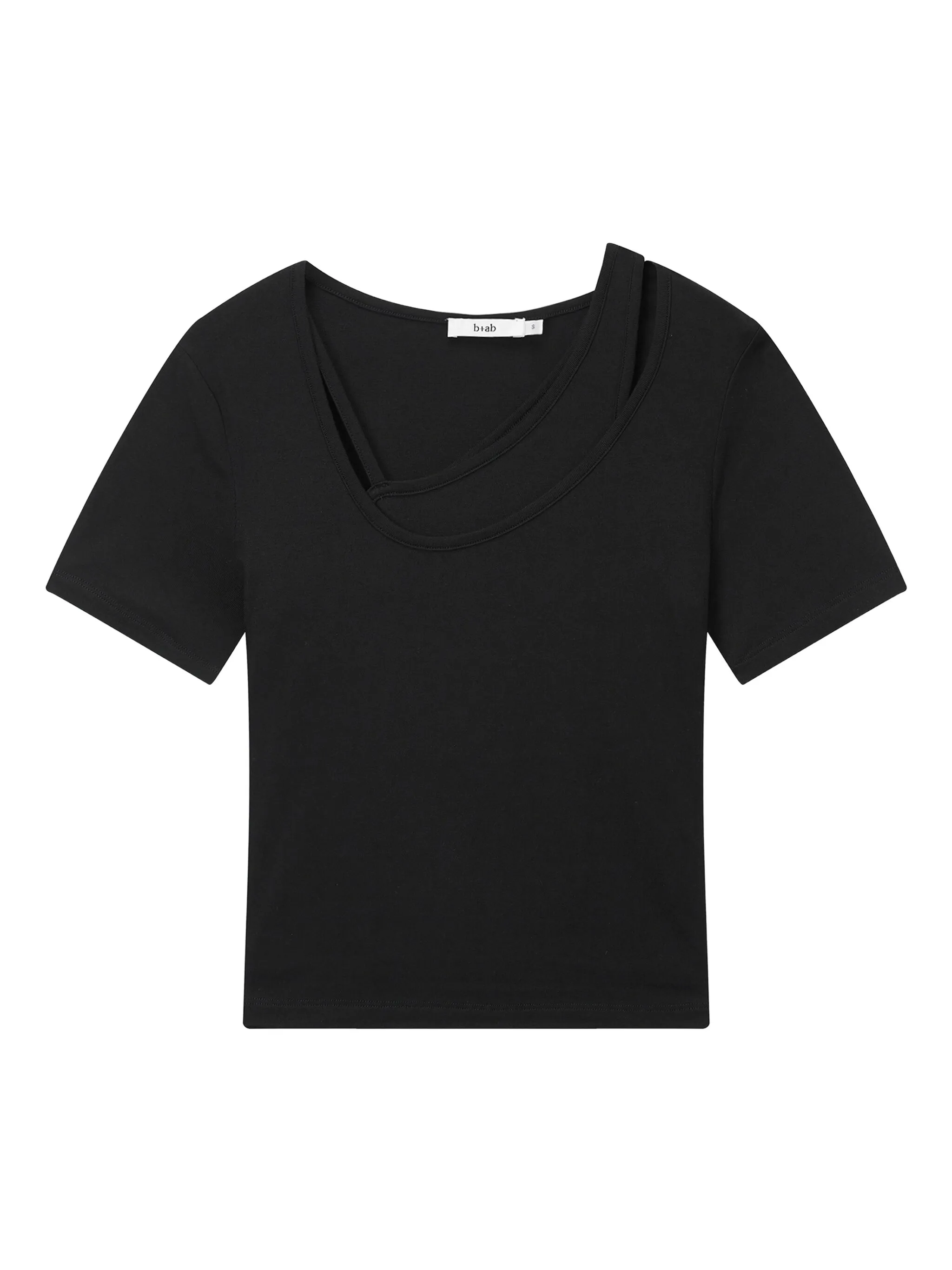 Футболка с асимметричным подолом B+Ab, черный
Футболка с асимметричным подолом B+Ab, черный