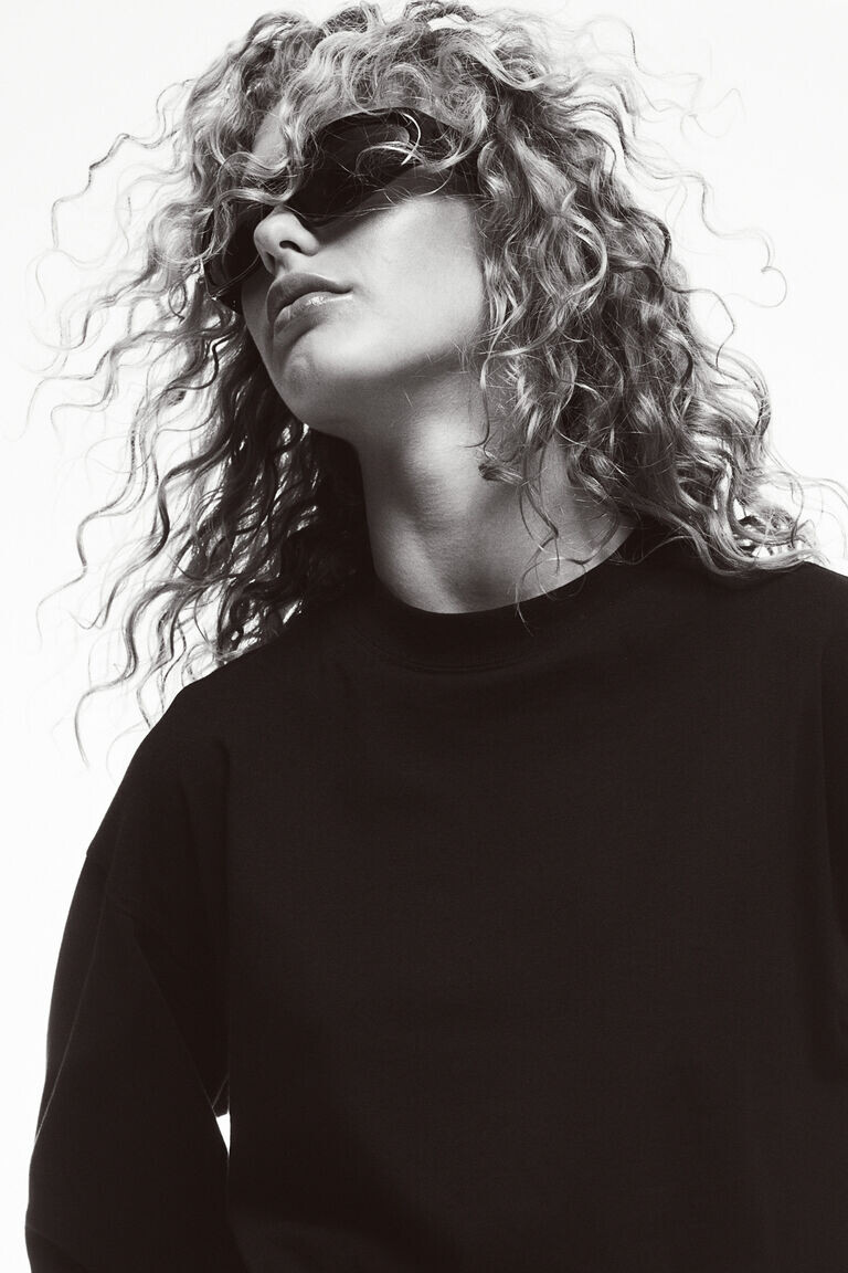 Топ из джерси с длинными рукавами H&M, черный
Топ из джерси с длинными рукавами H&M, черный